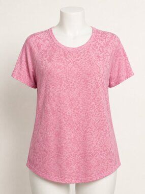Tek Gear Essential Top - Pink - Size Medium